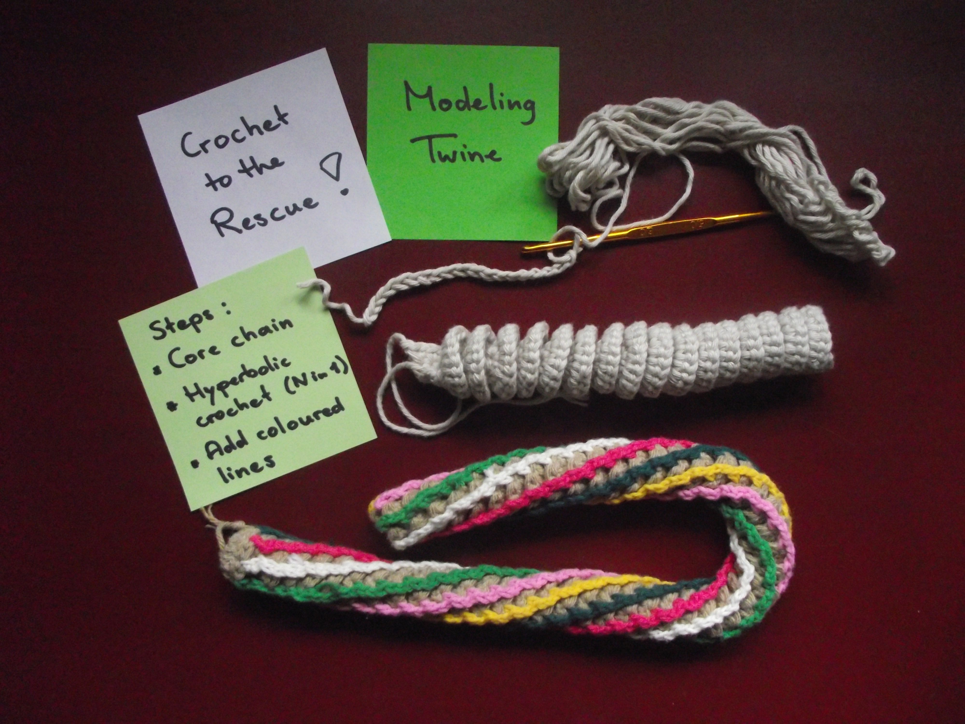 ModelingTwine - Crochet - Steps
