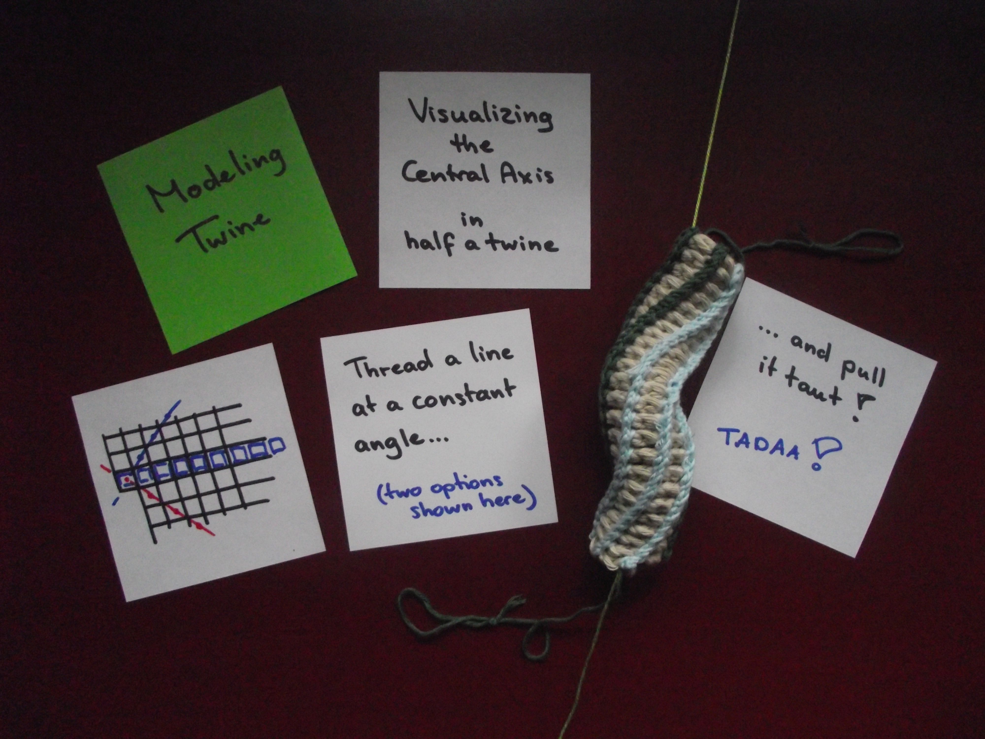 ModelingTwine - Threading lines